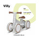 Bicicleta fara pedale, Lionelo, Villy, Cu 4 roti, Din spuma EVA si TPR, Stabila, Manere moi, antiderapante, 12- 36 luni, Sustine pana la 30 kg, Certificata EN 71-1:2014, EN 71-2:2011, EN 71-3:2019, Bej