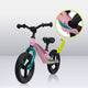 Bicicleta fara pedale, Lionelo, Bart Tour, Usoara, Cu cadru din magneziu, 3.3 Kg, 12 inch, Conform cu standardul european de securitate EN71, Pink Bubblegum