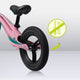 Bicicleta fara pedale, Lionelo, Bart Tour, Usoara, Cu cadru din magneziu, 3.3 Kg, 12 inch, Conform cu standardul european de securitate EN71, Pink Bubblegum
