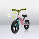 Bicicleta fara pedale, Lionelo, Bart Tour, Usoara, Cu cadru din magneziu, 3.3 Kg, 12 inch, Conform cu standardul european de securitate EN71, Pink Bubblegum