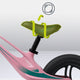 Bicicleta fara pedale, Lionelo, Bart Tour, Usoara, Cu cadru din magneziu, 3.3 Kg, 12 inch, Conform cu standardul european de securitate EN71, Pink Bubblegum