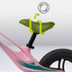 Bicicleta fara pedale, Lionelo, Bart Tour, Usoara, Cu cadru din magneziu, 3.3 Kg, 12 inch, Conform cu standardul european de securitate EN71, Pink Bubblegum