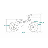 Bicicleta fara pedale, Lionelo, Bart Tour, Usoara, Cu cadru din magneziu, 3.3 Kg, 12 inch, Conform cu standardul european de securitate EN71, Pink Bubblegum
