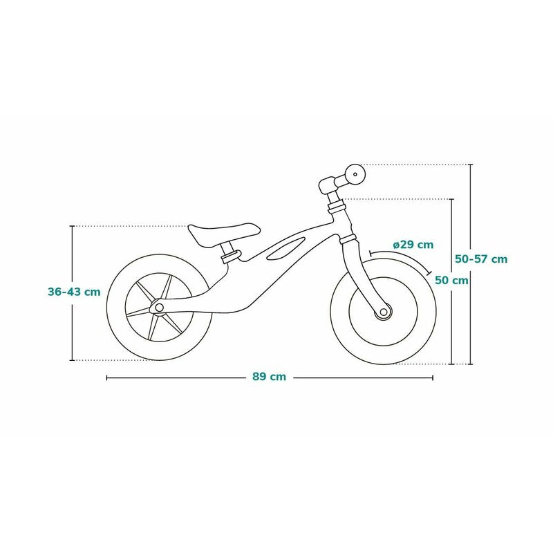 Bicicleta fara pedale, Lionelo, Bart Tour, Usoara, Cu cadru din magneziu, Cu ghidon si sa reglabile, Greutate 3.8 Kg, 12 inch, Conform cu standardul european de securitate EN71, Pink Bubblegum - gogobaby.ro