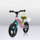 Bicicleta fara pedale, Lionelo, Bart Tour, Usoara, Cu cadru din magneziu, 3.3 Kg, 12 inch, Conform cu standardul european de securitate EN71, Pink Bubblegum