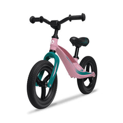 Bicicleta fara pedale, Lionelo, Bart Tour, Usoara, Cu cadru din magneziu, 3.3 Kg, 12 inch, Conform cu standardul european de securitate EN71, Pink Bubblegum
