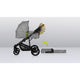 Carucior 2 in 1, Lionelo, Mari Tour, Cu landou individual si salteluta moale, Reversibil, Maner ajustabil, Plasa de tantari, Husa de picioare, Geanta parinti, 22 kg, Conform cu standardele europene de securitate EN1888 si EN1466, Gri