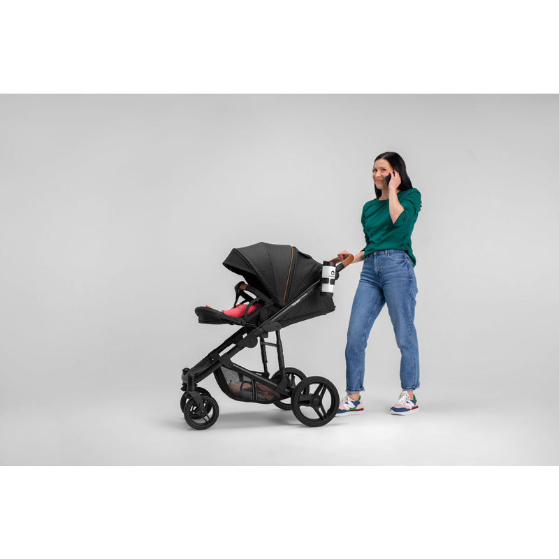 Carucior 2 in 1, Lionelo, Mari Tour, Cu landou individual si salteluta moale, Reversibil, Maner ajustabil, Plasa de tantari, Husa de picioare, Geanta parinti, 22 kg, Conform cu standardele europene de securitate EN1888 si EN1466, Gri