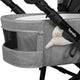 Carucior 2 in 1, Lionelo, Mari Tour, Cu landou individual si salteluta moale, Reversibil, Maner ajustabil, Plasa de tantari, Husa de picioare, Geanta parinti, 22 kg, Conform cu standardele europene de securitate EN1888 si EN1466, Gri