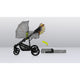 Carucior 2 in 1, Lionelo, Mari Tour, Cu landou individual si salteluta moale, Reversibil, Maner ajustabil, Plasa de tantari, Husa de picioare, Geanta parinti, 22 kg, Conform cu standardele europene de securitate EN1888 si EN1466, Gri
