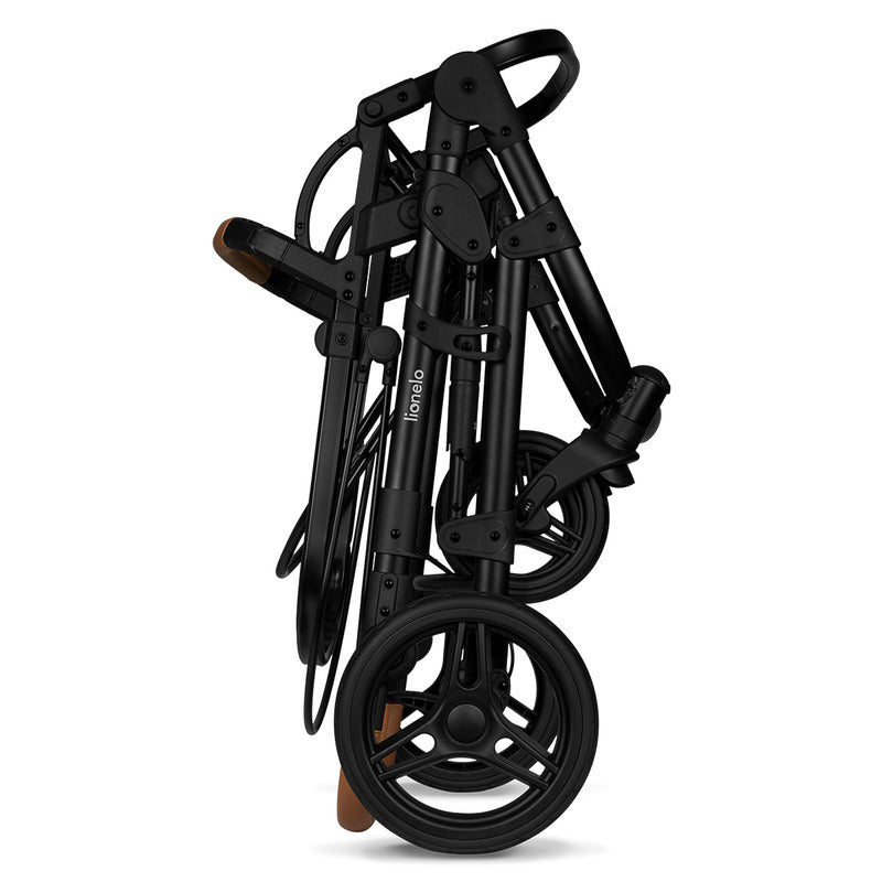 Carucior 2 in 1, Lionelo, Mari Tour, Cu landou individual si salteluta moale, Reversibil, Maner ajustabil, Plasa de tantari, Husa de picioare, Geanta parinti, 22 kg, Conform cu standardele europene de securitate EN1888 si EN1466, Gri - gogobaby.ro