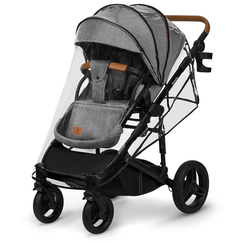 Carucior 2 in 1, Lionelo, Mari Tour, Cu landou individual si salteluta moale, Reversibil, Maner ajustabil, Plasa de tantari, Husa de picioare, Geanta parinti, 22 kg, Conform cu standardele europene de securitate EN1888 si EN1466, Gri - gogobaby.ro