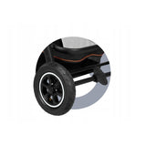 Carucior 3 in 1, Lionelo, Amber, Cadru aluminiu, Cu landou intarit si salteluta moale, Cu scoica auto testata ADAC, Reversibil, Cu accesorii, Geanta parinti, Pana la 22 kg, EN1888-1 EN1888-2 EN1466 ECE R129, Negru onyx