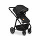 Carucior 3 in 1, Lionelo, Bianka, Transformabil, Cadru aluminiu, Cu landou si salteluta moale, Cu scoica auto testata ADAC, Cu multiple accesorii, Sustine 22 kg, 0 luni+, EN1466:2014+AC:2015, EN1888, Negru