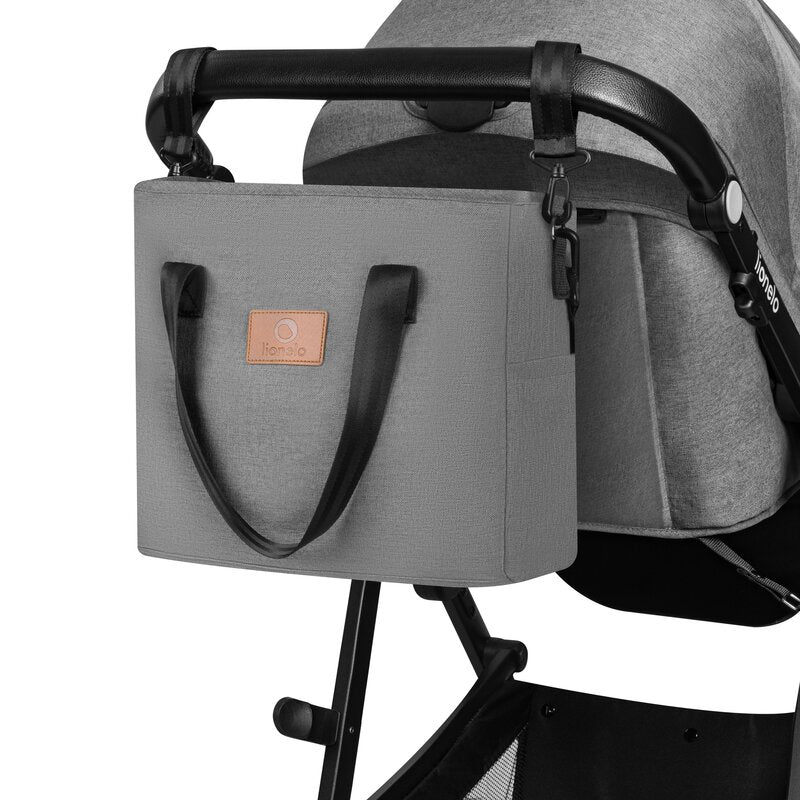 Carucior 3 in 1, Lionelo, Bianka, Transformabil, Cadru aluminiu, Cu landou si salteluta moale, Cu scoica auto, Cu multiple accesorii, Sustine 22 kg, 0 luni+, EN1466:2014+AC:2015, EN1888, Gri - gogobaby.ro