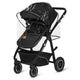 Carucior 3 in 1, Lionelo, Bianka, Transformabil, Cadru aluminiu, Cu landou si salteluta moale, Cu scoica auto, Cu multiple accesorii, Sustine 22 kg, 0 luni+, EN1466:2014+AC:2015, EN1888, Negru