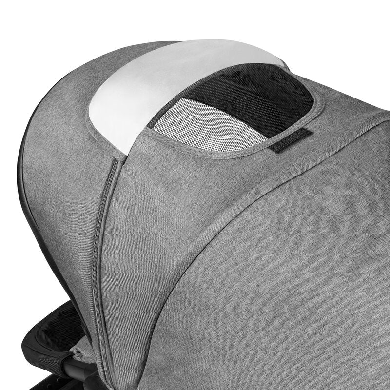 Carucior 3 in 1, Lionelo, Bianka, Transformabil, Cadru aluminiu, Cu landou si salteluta moale, Cu scoica auto, Cu multiple accesorii, Sustine 22 kg, 0 luni+, EN1466:2014+AC:2015, EN1888, Gri - gogobaby.ro