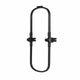 Carucior 3 in 1, Lionelo, Bianka, Transformabil, Cadru aluminiu, Cu landou si salteluta moale, Cu scoica auto testata ADAC, Cu multiple accesorii, Sustine 22 kg, 0 luni+, EN1466:2014+AC:2015, EN1888, Negru