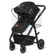 Carucior 3 in 1, Lionelo, Bianka, Transformabil, Cadru aluminiu, Cu landou si salteluta moale, Cu scoica auto, Cu multiple accesorii, Sustine 22 kg, 0 luni+, EN1466:2014+AC:2015, EN1888, Negru