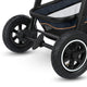 Carucior 2 in 1, Lionelo, Amber, Cadru aluminiu, Cu landou intarit si salteluta moale, Reversibil, Maner ajustabil, Huse pentru picioare, ploaie, Plasa de tantari, Geanta parinti, Pana la 22 kg, EN1888-1, EN1888-2, EN1466, Albastru