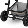 Carucior 2 in 1, Lionelo, Amber, Cadru aluminiu, Cu landou intarit si salteluta moale, Reversibil, Maner ajustabil, Huse pentru picioare, ploaie, Plasa de tantari, Geanta parinti, Pana la 22 kg, EN1888-1, EN1888-2, EN1466, Gri deschis