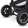 Carucior 2 in 1, Lionelo, Amber, Cadru aluminiu, Cu landou intarit si salteluta moale, Reversibil, Maner ajustabil, Huse pentru picioare, ploaie, Plasa de tantari, Geanta parinti, Pana la 22 kg, EN1888-1, EN1888-2, EN1466, Albastru