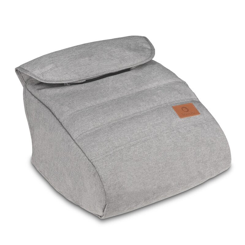 Carucior 2 in 1, Lionelo, Amber, Cadru aluminiu, Cu landou intarit si salteluta moale, Reversibil, Maner ajustabil, Huse pentru picioare, ploaie, Plasa de tantari, Geanta parinti, Pana la 22 kg, EN1888-1, EN1888-2, EN1466, Gri deschis - gogobaby.ro