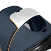 Carucior 2 in 1, Lionelo, Amber, Cadru aluminiu, Cu landou intarit si salteluta moale, Reversibil, Maner ajustabil, Huse pentru picioare, ploaie, Plasa de tantari, Geanta parinti, Pana la 22 kg, EN1888-1, EN1888-2, EN1466, Albastru