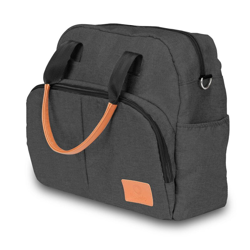 Carucior 2 in 1, Lionelo, Amber, Cadru aluminiu, Cu landou intarit si salteluta moale, Reversibil, Maner ajustabil, Huse pentru picioare, ploaie, Plasa de tantari, Geanta parinti, Pana la 22 kg, EN1888-1, EN1888-2, EN1466, Gri inchis
