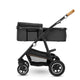 Carucior 2 in 1, Lionelo, Amber, Cadru aluminiu, Cu landou intarit si salteluta moale, Reversibil, Maner ajustabil, Huse pentru picioare, ploaie, Plasa de tantari, Geanta parinti, Pana la 22 kg, EN1888-1, EN1888-2, EN1466, Gri inchis