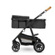 Carucior 2 in 1, Lionelo, Amber, Cadru aluminiu, Cu landou intarit si salteluta moale, Reversibil, Maner ajustabil, Huse pentru picioare, ploaie, Plasa de tantari, Geanta parinti, Pana la 22 kg, EN1888-1, EN1888-2, EN1466, Gri inchis