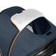 Carucior 2 in 1, Lionelo, Amber, Cadru aluminiu, Cu landou intarit si salteluta moale, Reversibil, Maner ajustabil, Huse pentru picioare, ploaie, Plasa de tantari, Geanta parinti, Pana la 22 kg, EN1888-1, EN1888-2, EN1466, Albastru