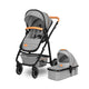 Carucior 2 in 1, Lionelo, Amber, Cadru aluminiu, Cu landou intarit si salteluta moale, Reversibil, Maner ajustabil, Huse pentru picioare, ploaie, Plasa de tantari, Geanta parinti, Pana la 22 kg, EN1888-1, EN1888-2, EN1466, Gri deschis