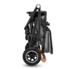 Carucior 3 in 1 Lionelo Amber, Cadru din aluminiu, Landou confortabil, Scaun auto testat ADAC, Accesorii incluse, Geanta parinti, pana la 22 kg, Certificat EN1888, Gri Deschis
