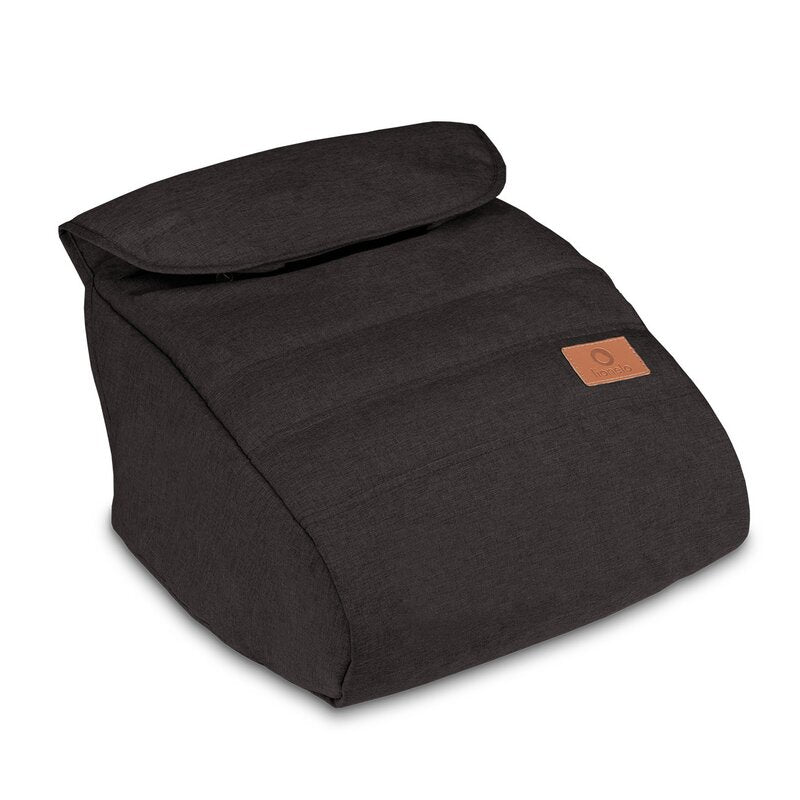 Carucior 3 in 1, Lionelo, Amber, Cadru aluminiu, Cu landou intarit si salteluta moale, Cu scoica auto testata ADAC, Reversibil, Cu accesorii, Geanta parinti, Pana la 22 kg, Gri Inchis