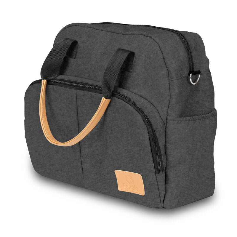 Carucior 3 in 1, Lionelo, Amber, Cadru aluminiu, Cu landou intarit si salteluta moale, Cu scoica auto testata ADAC, Reversibil, Cu accesorii, Geanta parinti, Pana la 22 kg, Gri Inchis - gogobaby.ro