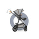 Carucior 3 in 1 Lionelo Amber, Cadru din aluminiu, Landou confortabil, Scaun auto testat ADAC, Accesorii incluse, Geanta parinti, pana la 22 kg, Certificat EN1888, Gri Deschis