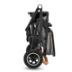 Carucior 3 in 1 Lionelo Amber, Cadru din aluminiu, Landou confortabil, Scaun auto testat ADAC, Accesorii incluse, Geanta parinti, pana la 22 kg, Certificat EN1888, Gri Deschis