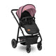 Carucior 3 in 1, Lionelo, Amber, Cadru aluminiu, Cu landou intarit si salteluta moale, Cu scoica auto testata ADAC, Reversibil, Cu accesorii, Geanta parinti, Pana la 22 kg, EN1888-1 EN1888-2 EN1466 ECE R129, Roz