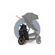 Carucior 3 in 1, Lionelo, Amber, Cadru aluminiu, Cu landou intarit si salteluta moale, Cu scoica auto testata ADAC, Reversibil, Cu accesorii, Geanta parinti, Pana la 22 kg, Gri Inchis