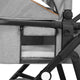 Carucior 3 in 1 Lionelo Amber, Cadru din aluminiu, Landou confortabil, Scaun auto testat ADAC, Accesorii incluse, Geanta parinti, pana la 22 kg, Certificat EN1888, Gri Deschis