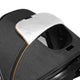 Carucior 3 in 1, Lionelo, Amber, Cadru aluminiu, Cu landou intarit si salteluta moale, Cu scoica auto testata ADAC, Reversibil, Cu accesorii, Geanta parinti, Pana la 22 kg, Gri Inchis