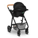 Carucior 3 in 1 Lionelo Amber, Cadru din aluminiu, Landou confortabil, Scaun auto testat ADAC, Accesorii incluse, Geanta parinti, pana la 22 kg, Certificat EN1888, Gri Deschis