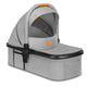 Carucior 3 in 1 Lionelo Amber, Cadru din aluminiu, Landou confortabil, Scaun auto testat ADAC, Accesorii incluse, Geanta parinti, pana la 22 kg, Certificat EN1888, Gri Deschis