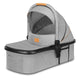 Carucior 3 in 1 Lionelo Amber, Cadru din aluminiu, Landou confortabil, Scaun auto testat ADAC, Accesorii incluse, Geanta parinti, pana la 22 kg, Certificat EN1888, Gri Deschis