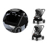 Carucior 2 in 1, Lionelo, Mika, Cadru din aluminiu, Cu landou intarit si salteluta moale, Reversibil, Maner ajustabil, Plasa de tantari, Husa de ploaie, de picioare, 22 kg, Conform cu standardele europene de securitate EN1888-1 EN1888-2, EN1466, Gri - gogobaby.ro
