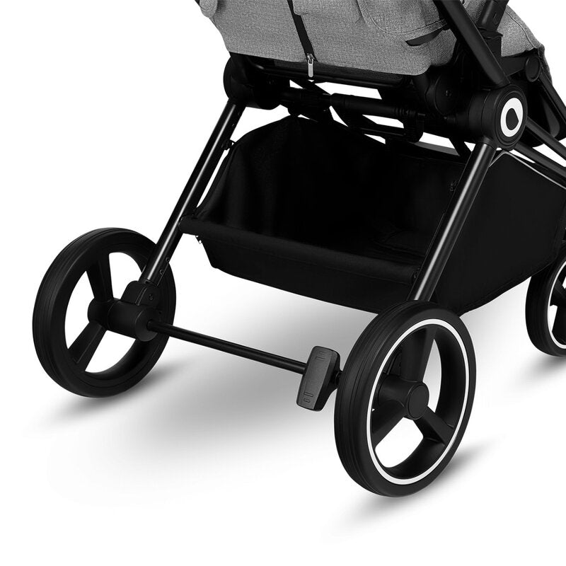 Carucior 2 in 1, Lionelo, Mika, Cadru din aluminiu, Cu landou intarit si salteluta moale, Reversibil, Maner ajustabil, Plasa de tantari, Husa de ploaie, de picioare, 22 kg, Conform cu standardele europene de securitate EN1888-1 EN1888-2, EN1466, Gri - gogobaby.ro