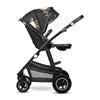 Carucior 2 in 1, Lionelo, Amber, Editie limitata Lovin\', Cadru aluminiu, Cu landou intarit si salteluta moale, Reversibil, Maner ajustabil, Huse pentru picioare, ploaie, Plasa de tantari, Geanta parinti, Pana la 22 kg, EN1888-1, EN1888-2, EN1466, Negru