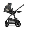 Carucior 2 in 1, Lionelo, Amber, Editie limitata Lovin\', Cadru aluminiu, Cu landou intarit si salteluta moale, Reversibil, Maner ajustabil, Huse pentru picioare, ploaie, Plasa de tantari, Geanta parinti, Pana la 22 kg, EN1888-1, EN1888-2, EN1466, Negru