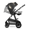 Carucior 2 in 1, Lionelo, Amber, Editie limitata Lovin\', Cadru aluminiu, Cu landou intarit si salteluta moale, Reversibil, Maner ajustabil, Huse pentru picioare, ploaie, Plasa de tantari, Geanta parinti, Pana la 22 kg, EN1888-1, EN1888-2, EN1466, Negru